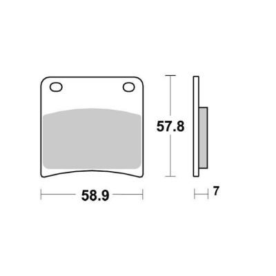 Brzdové destičky VESRAH VD345JL